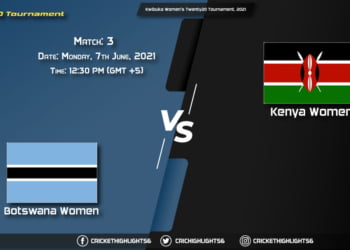 Kwibuka Women’s Twenty20 Tournament, 2021, 2021 Live Match 3, BOT-W vs KEN-W LIVE Streaming for free, When, Where, How to Watch
