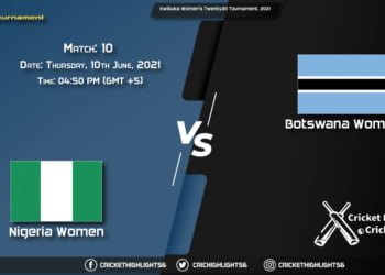 Kwibuka Women's Twenty20 Tournament, 2021, Live Match 10, NIG-W vs BOT-W LIVE Streaming for free, When, Where, How to Watch