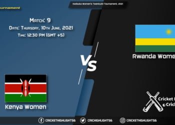 Kwibuka Women's Twenty20 Tournament, 2021, Live Match 9, KEN-W vs RWA-W LIVE Streaming for free, When, Where, How to Watch