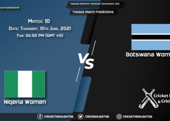 Kwibuka Women's Twenty20 Tournament, 2021, Match 10 NIG-W vs BOT-W, Playing 11 & Today's Match Predictions