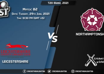 LEI vs NOR, Live Scorecard, Match 82, June 29, 2021, Live Cricket Score, T20 Blast, 2021
