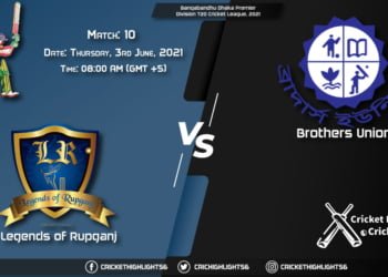 LOR vs BU, Live Scorecard, Match 10, June 3, 2021, Live Cricket Score, Bangabandhu Dhaka Premier Division T20 Cricket League, 2021