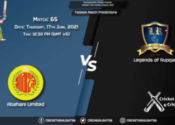 BangabandhDhaka Premier Division T20 Cricket League, 2021, Match 65: AL vs LOR, Playing 11 & Today's Match Predictions