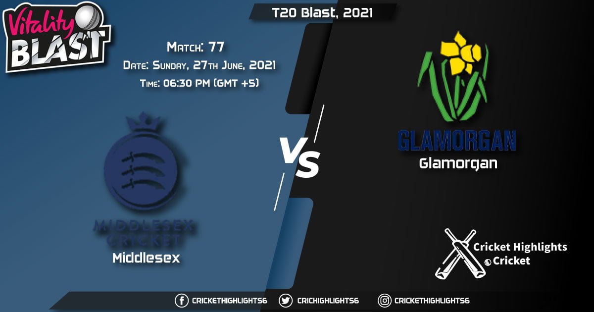 MID vs GLA, Live Scorecard, Match 77, June 27, 2021, Live Cricket Score, T20 Blast, 2021