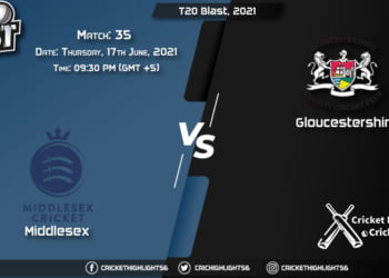 MID vs GLO, Live Scorecard, Match 35, June 17, 2021, Live Cricket Score, T20 Blast, 2021