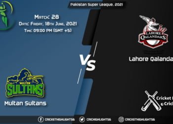 MUL vs LAH, Live Scorecard, Match 28, June 18, 2021, Live Cricket Score, Pakistan Super League, 2021