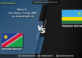 NAM-W vs RWA-W, Live Scorecard, Match 4, June 7, 2021, Live Cricket Score, Kwibuka Women's Twenty20 Tournament, 2021