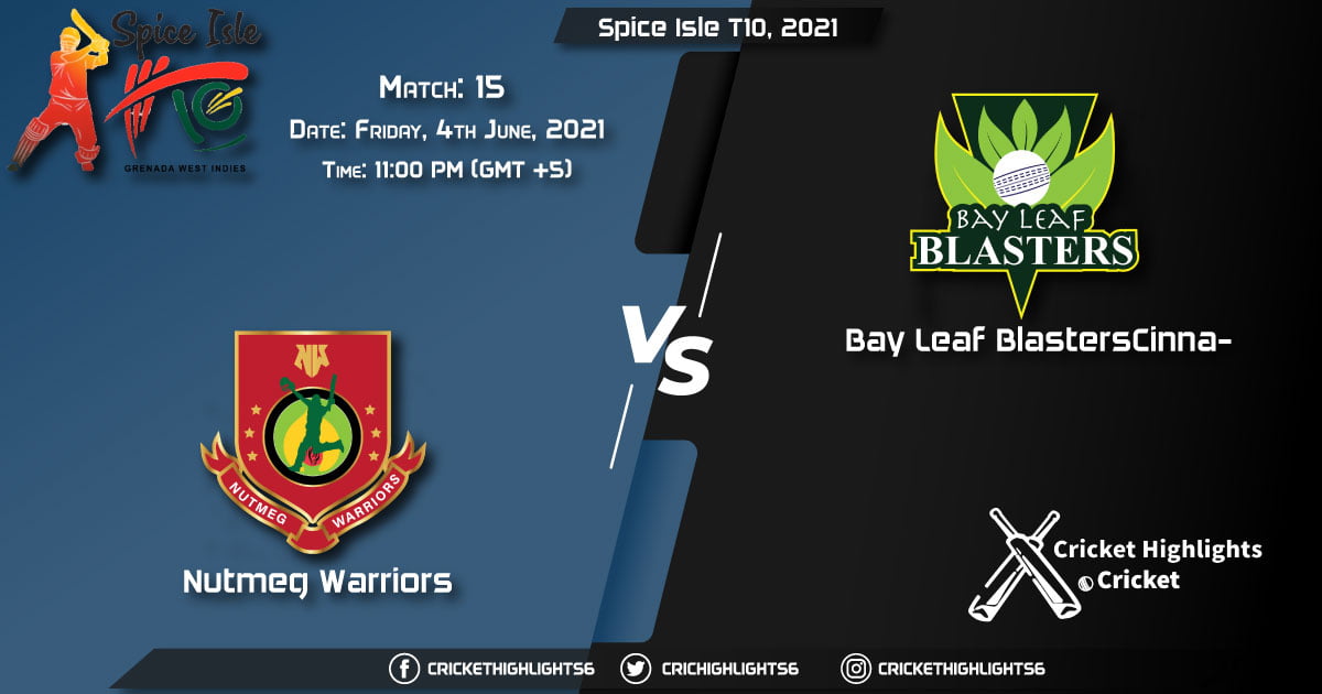 NW vs BLB, Live Scorecard, Match 15, June 4, 2021, Live Cricket Score, Spice Isle T10, 2021