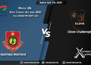 NW vs CC, Live Scorecard, Match 26, June 8, 2021, Live Cricket Score, Spice Isle T10, 2021