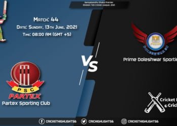 PDSC vs PAR, Live Scorecard, Match 44, June 13, 2021, Live Cricket Score, Bangabandhu Dhaka Premier Division T20 Cricket League, 2021