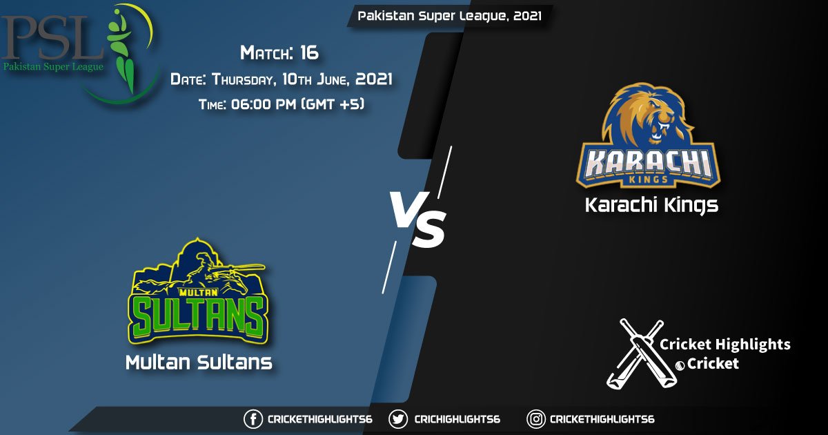Pakistan Super League, 2021, Live Match 16, MUL vs KAR LIVE Streaming for free, When, Where, How to Watch