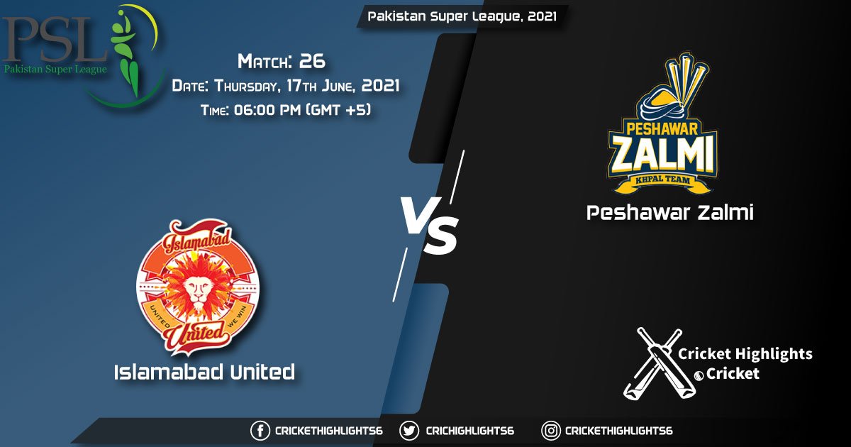 Pakistan Super League, 2021, Live Match 26, ISL vs PES, LIVE Streaming for free, When, Where, How to Watch