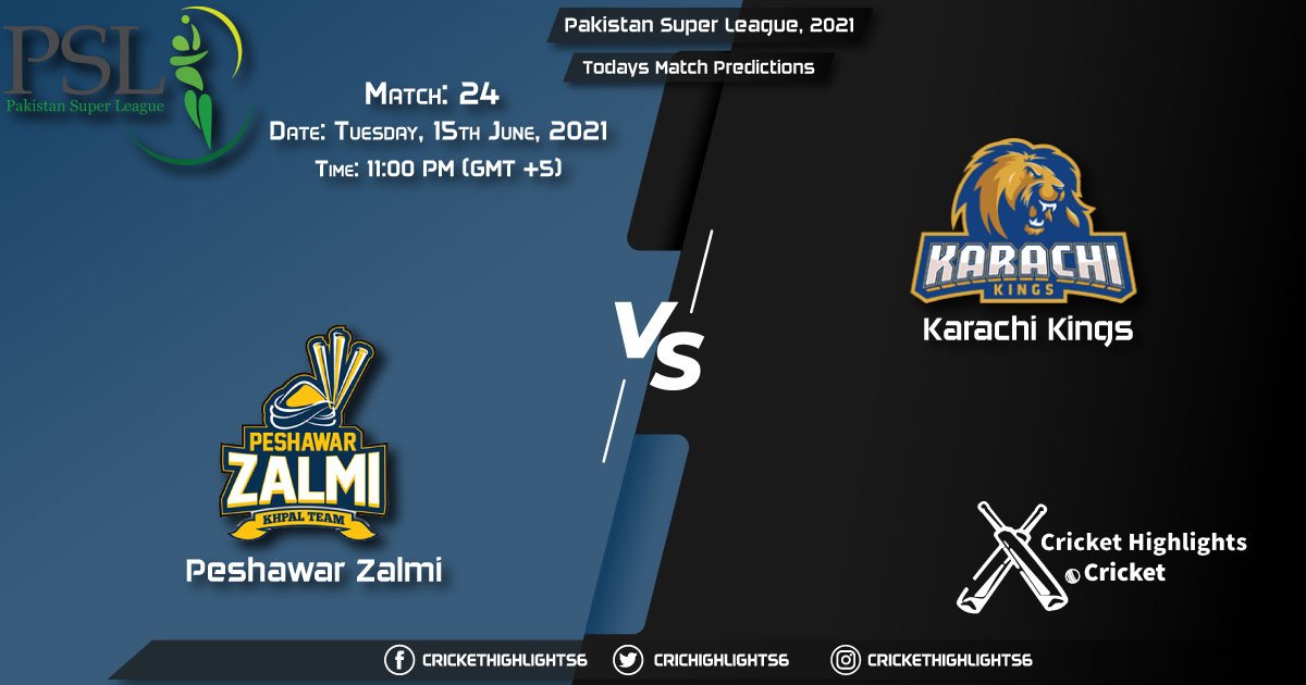 Pakistan Super League, 2021, Match 24 PES vs KAR, Playing 11 & Today's Match Predictions