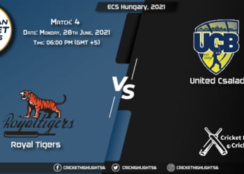 ROT vs UCB, Live Scorecard, Match 4, June 28, 2021, Live Cricket Score, ECS Hungary, 2021