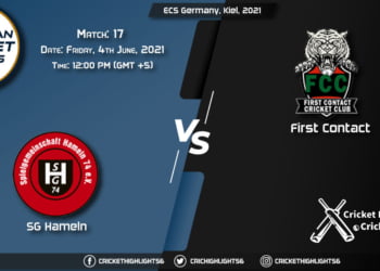 SGH vs FCT, Live Scorecard, Match 17, June 4, 2021, Live Cricket Score, ECS Germany, Kiel, 2021