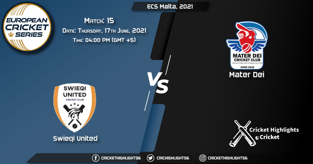 SKU vs MTD, Live Scorecard, Match 15, June 17, 2021, Live Cricket Score, ECS Malta, 2021