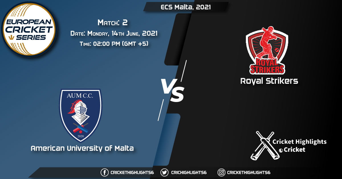 SOC vs AUM, Live Scorecard, Match 2, June 14, 2021, Live Cricket Score, ECS Malta, 2021