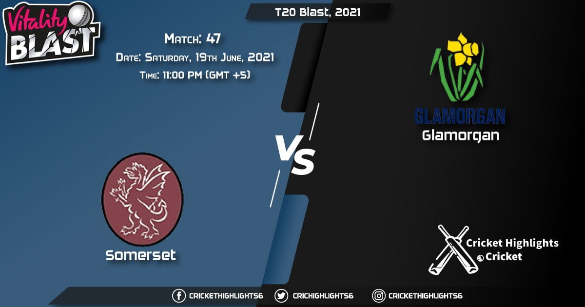 SOM vs GLA, Live Scorecard, Match 47, June 19, 2021, Live Cricket Score, T20 Blast, 2021