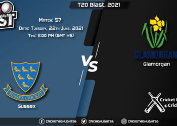 SUS vs GLA, Live Scorecard, Match 57, June 22, 2021, Live Cricket Score, T20 Blast, 2021