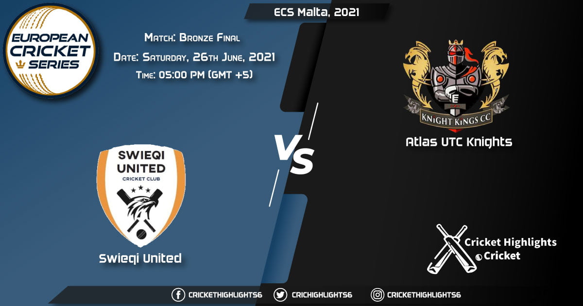 SWU vs AUK, Live Scorecard, Match Bronze Final, June 26, 2021, Live Cricket Score, ECS Malta, 2021