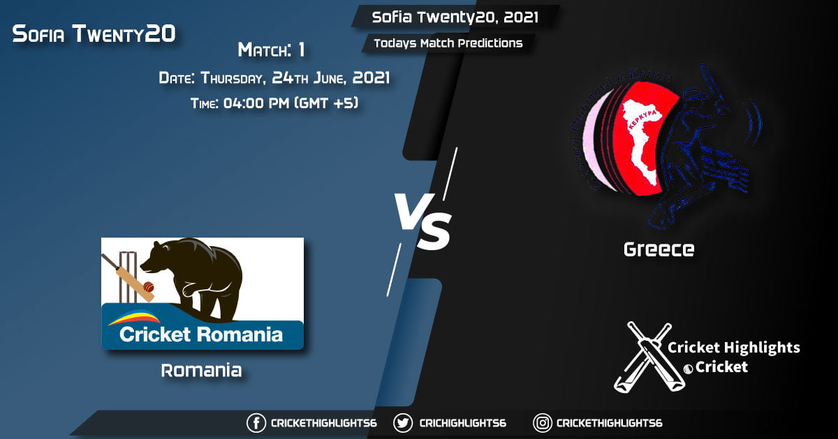 Sofia Twenty20, 2021,Match 1 BUL vs SER, Playing 11 & Today's Match Predictions