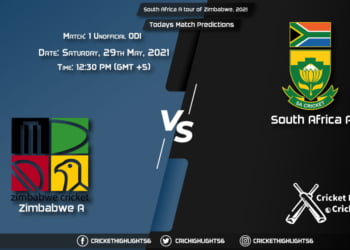 South Africa A tour of Zimbabwe, 2021, Match 1st unofficial Test ZIM-A vs SA-A, Playing 11 & Today's Match Predictions