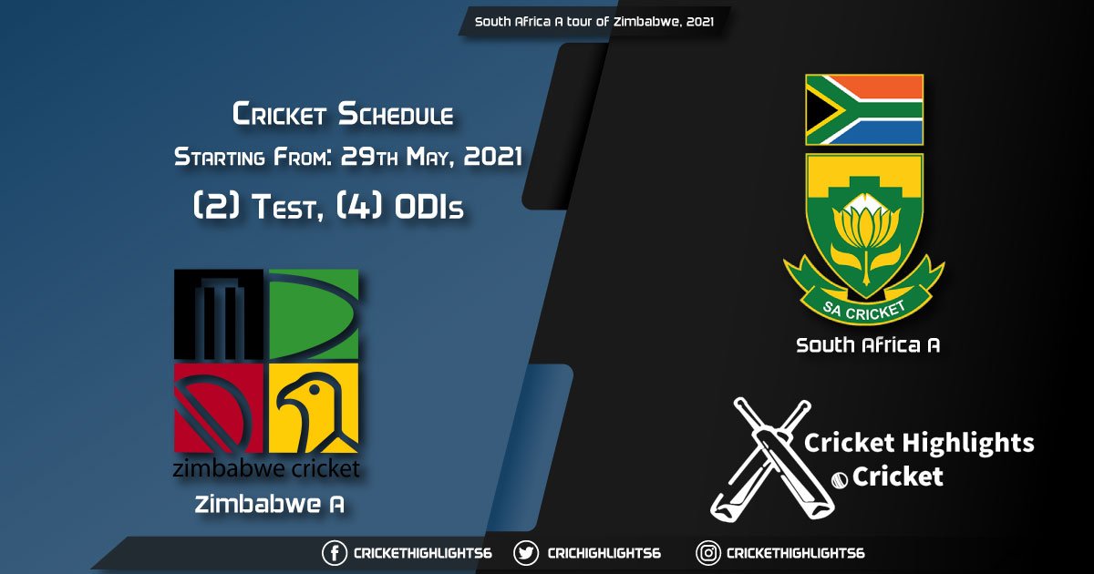 South Africa A tour of Zimbabwe, 2021, Match 2nd unofficial Test ZIM-A vs SA-A, Playing 11 & Today's Match Predictions