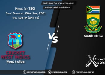 South Africa Tour of West Indies, 2021, 1st T20I Match WI vs SA, Playing 11 & Today's Match Predictions