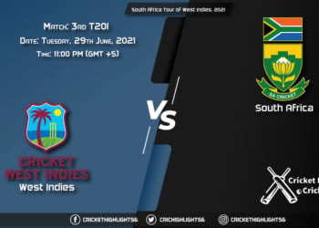 South Africa Tour of West Indies, 2021 Live Match 3rd T20I, WI vs SA LIVE Streaming for free, When, Where, How to Watch