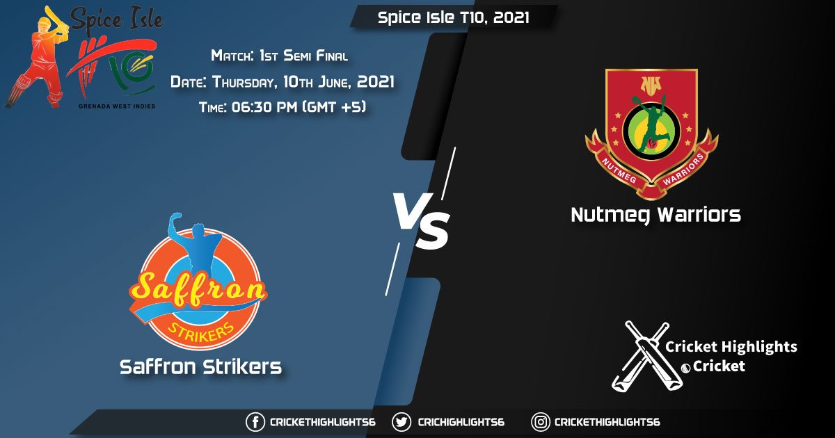 Spice Isle T10, 2021, 1st Semi-Final Match SS vs NW, Playing 11 & Today's Match Predictions