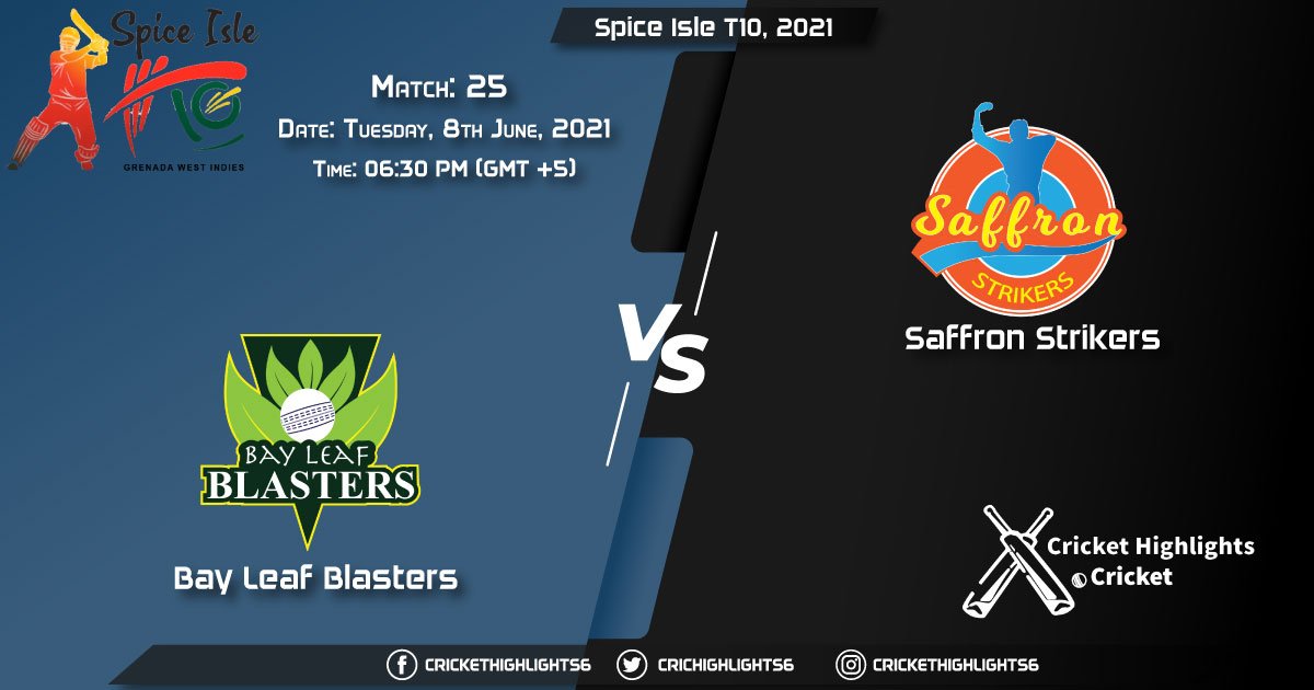 Spice Isle T10, 2021 Live Match 25, BLB vs SS LIVE Streaming for free, When, Where, How to Watch