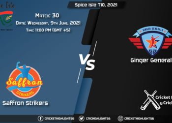 Spice Isle T10, 2021, Live Match 30, SS vs GG LIVE Streaming for free, When, Where, How to Watch