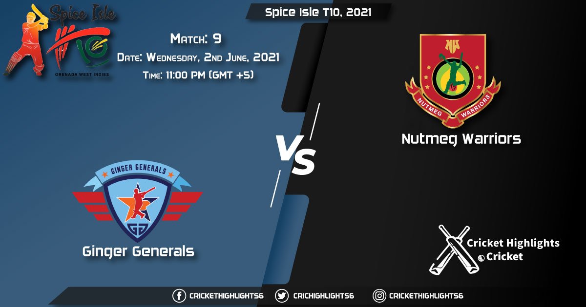 Spice Isle T10, 2021 Live Match 9, GG vs NW LIVE Streaming for free, When, Where, How to Watch