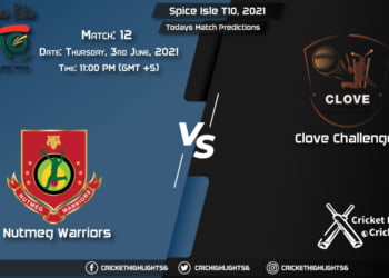Spice Isle T10, 2021, Match 12 NW vs CC, Playing 11 & Today's Match Predictions