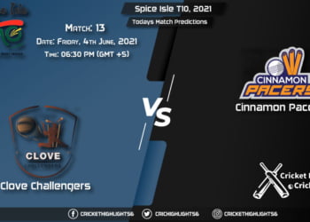 Spice Isle T10, 2021, Match 13 CC vs CP, Playing 11 & Today's Match Predictions