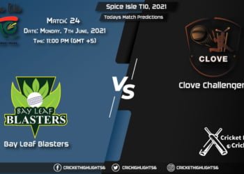 Spice Isle T10, 2021, Match 24 BLB vs CC, Playing 11 & Today's Match Predictions