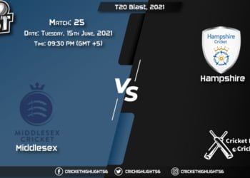 T20 Blast, 2021, Live Match 25, MID vs HAM LIVE Streaming for free, When, Where, How to Watch