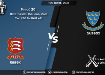 T20 Blast, 2021, Live Match 30, ESS vs SUS, LIVE Streaming for free, When, Where, How to Watch