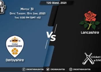 T20 Blast, 2021, Live Match 31, DER vs LAN, LIVE Streaming for free, When, Where, How to Watch
