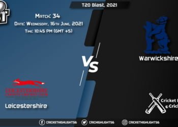 T20 Blast, 2021, Live Match 34, LEI vs WAS LIVE Streaming for free, When, Where, How to Watch