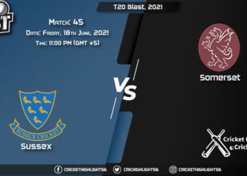 T20 Blast, 2021, Live Match 45, SUM vs SOM LIVE Streaming for free, When, Where, How to Watch