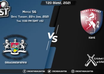 T20 Blast, 2021 Live Match 56, GLO vs KET LIVE Streaming for free, When, Where, How to Watch