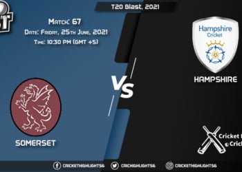 T20 Blast, 2021 Live Match 67, SOM vs HAM LIVE Streaming for free, When, Where, How to Watch