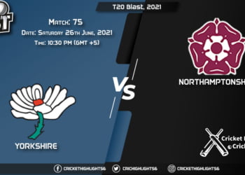 T20 Blast, 2021 Live Match 75, YOR vs NOR LIVE Streaming for free, When, Where, How to Watch