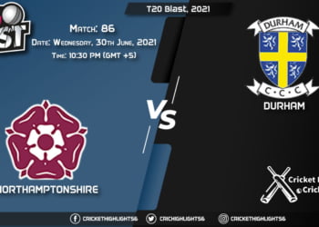 T20 Blast, 2021 Live: Match 86, NOR vs DUR LIVE Streaming for free, When, Where, How to Watch?