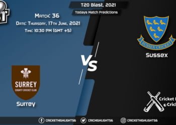 T20 Blast, 2021, Match 36 SUR vs SUS, Playing 11 & Today's Match Predictions