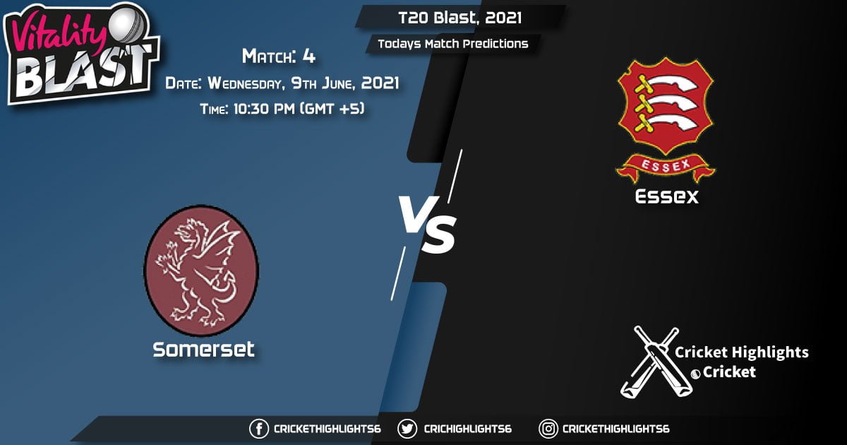 T20 Blast, 2021, Match 4 KET vs HAM, Playing 11 & Today's Match Predictions
