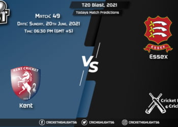 T20 Blast, 2021, Match 49 KET vs ESS, Playing 11 & Today's Match Predictions