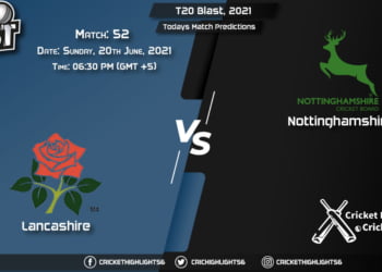 T20 Blast, 2021, Match 52 LAN vs NOT, Playing 11 & Today's Match Predictions