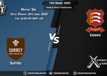 T20 Blast, 2021, Match 54 SUR vs ESS, Playing 11 & Today's Match Predictions